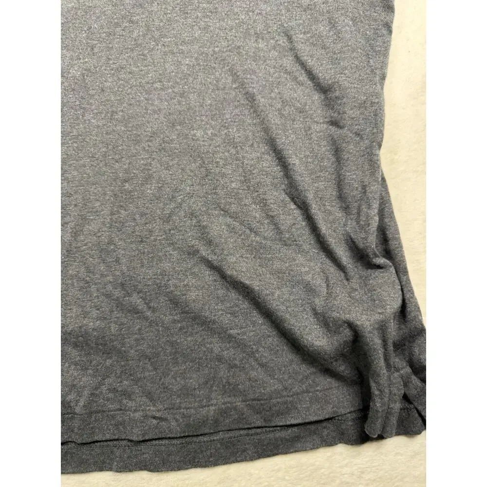 Polo Ralph Lauren Mens L Gray Classic Fit Polo Shirt Blue Pony Short Sleeve
